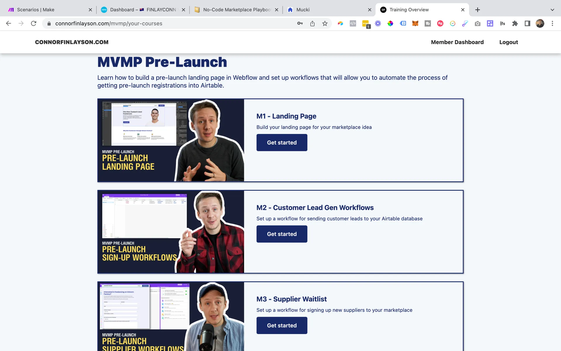 MVMP: No-Code Marketplace Launch Program for Non-Technical Founders gallery 1