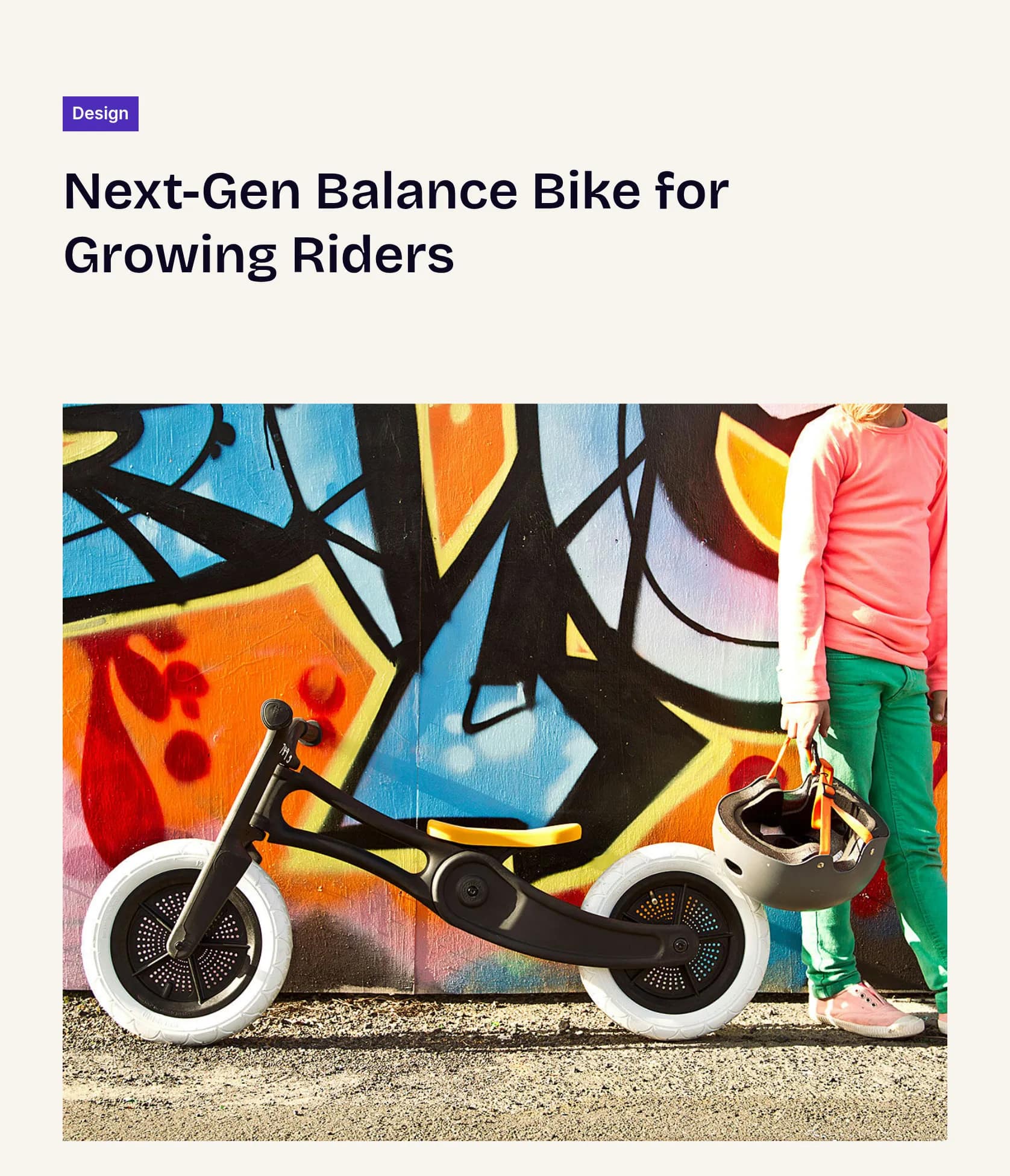 Sustainable Redesign of Wishbone Balance Bike
