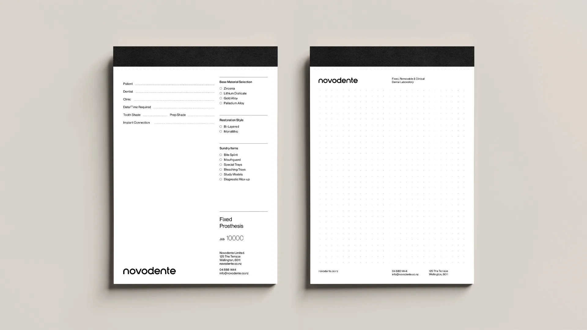Brand Identity Design for Novodente Dental Laboratory gallery 4