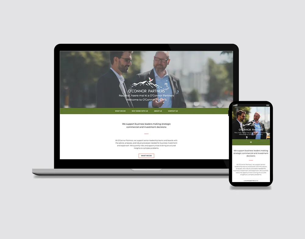 Branding and Website Design for O'Connor Partners gallery 1