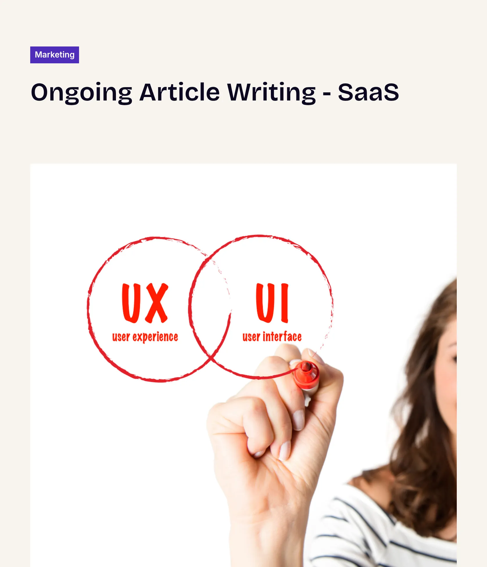 Website Articles, Event Page & SEO Content for Marketing Agency