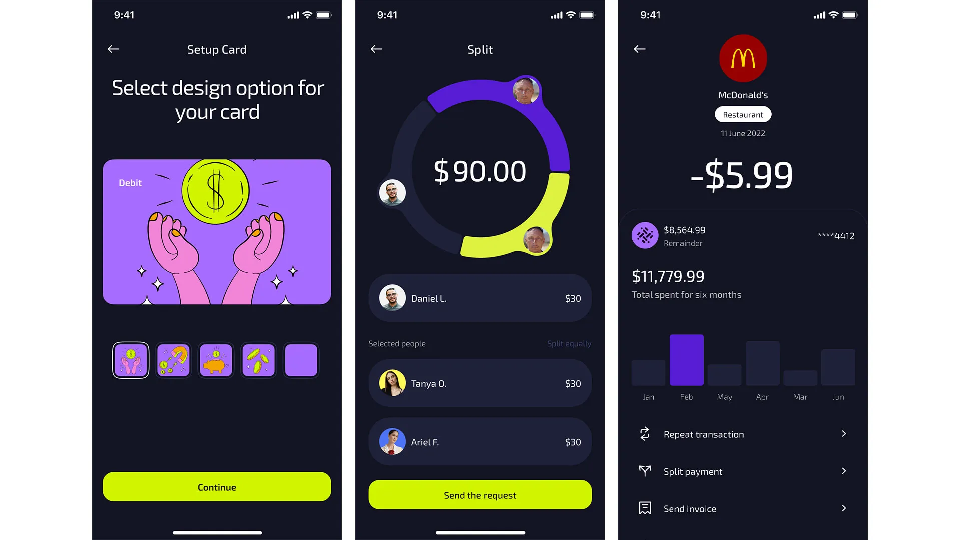 Modern Fintech App Design & Branding for PayPulse gallery 2