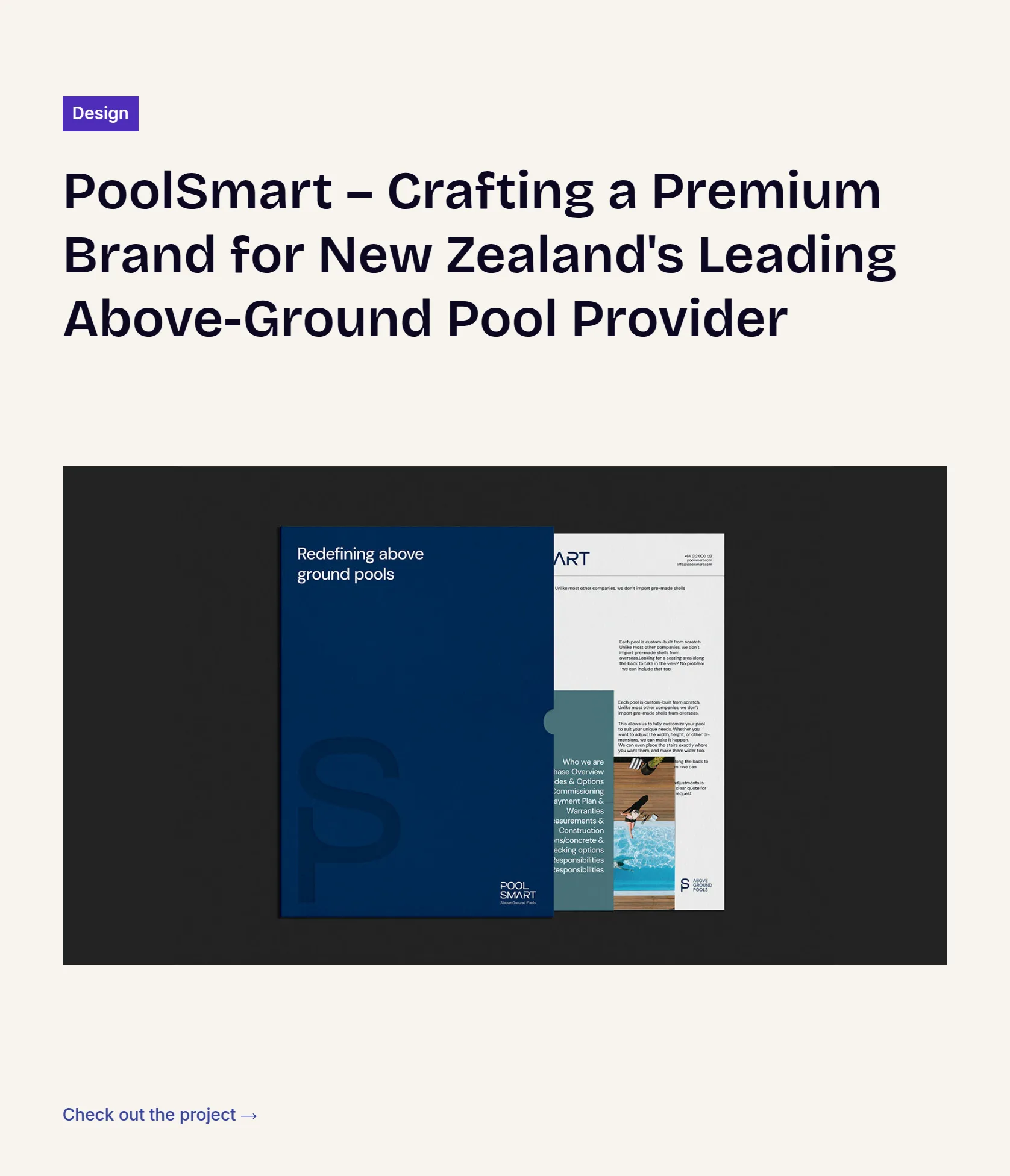 Brand Strategy and Visual Identity Overhaul for PoolSmart
