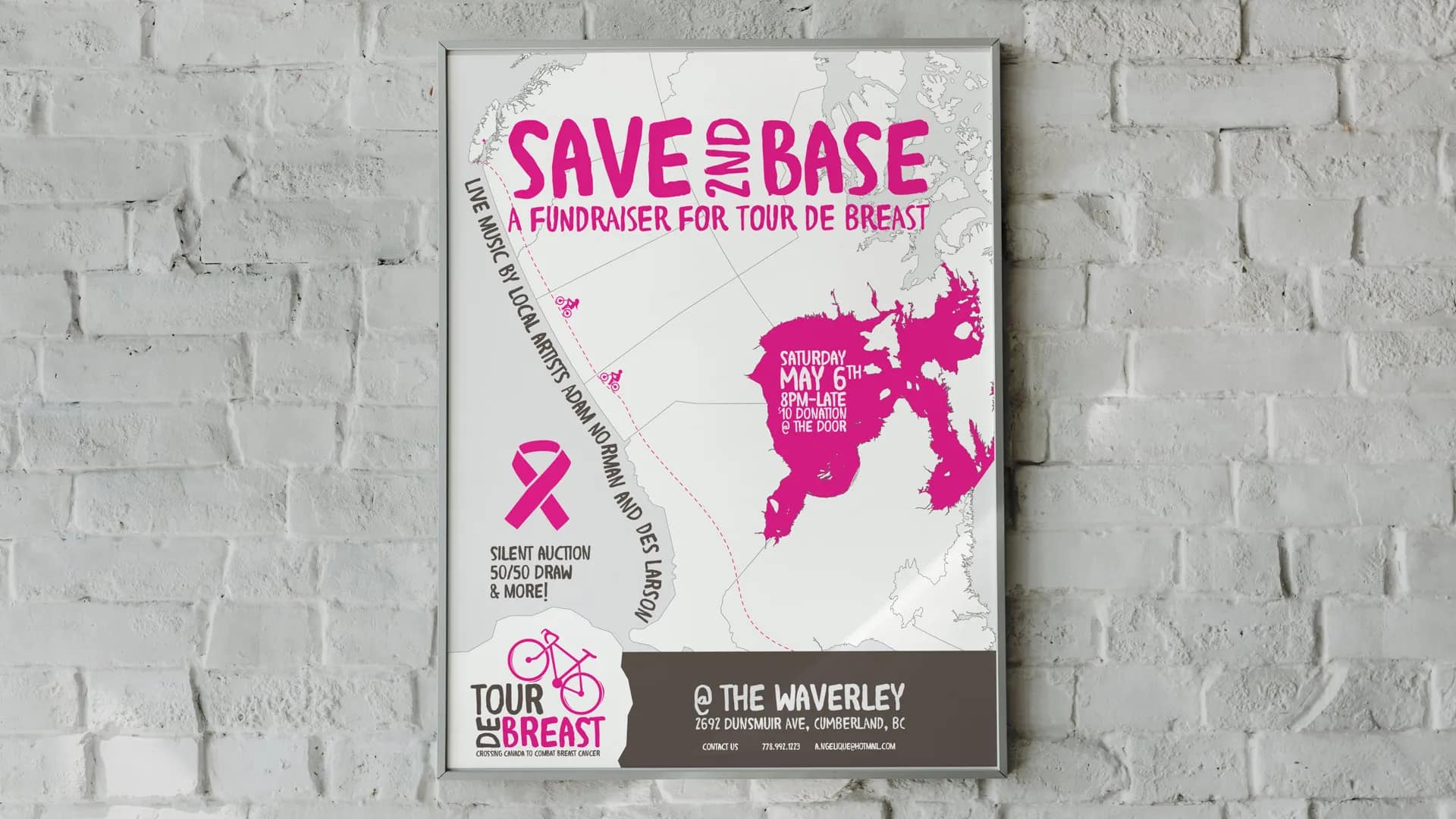 Brand Development for Tour De Breast Cycling Fundraiser gallery 1