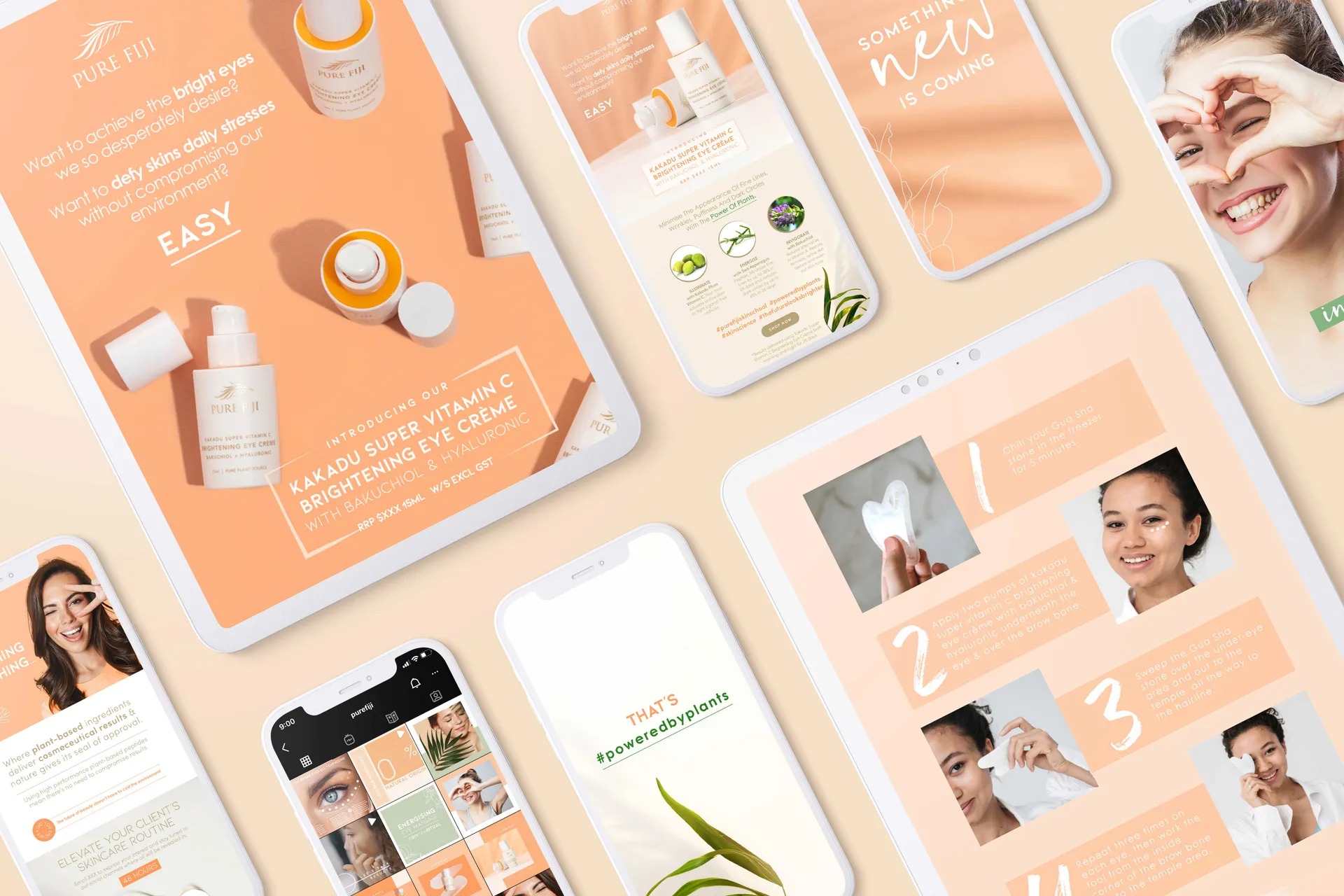Cohesive Branding for Pure Fiji Product Launch