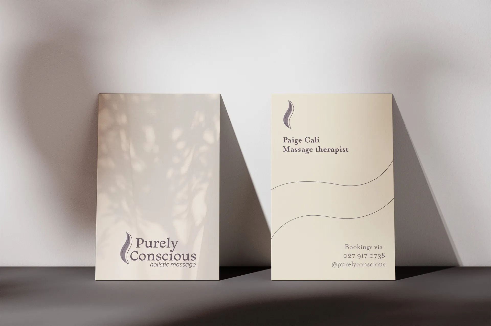 Branding for Purely Conscious Holistic Massage gallery 1