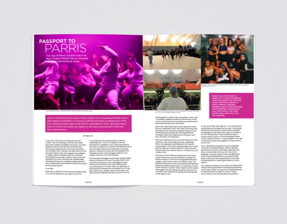 Quarterly Magazine Design for Dance Aotearoa New Zealand gallery 3