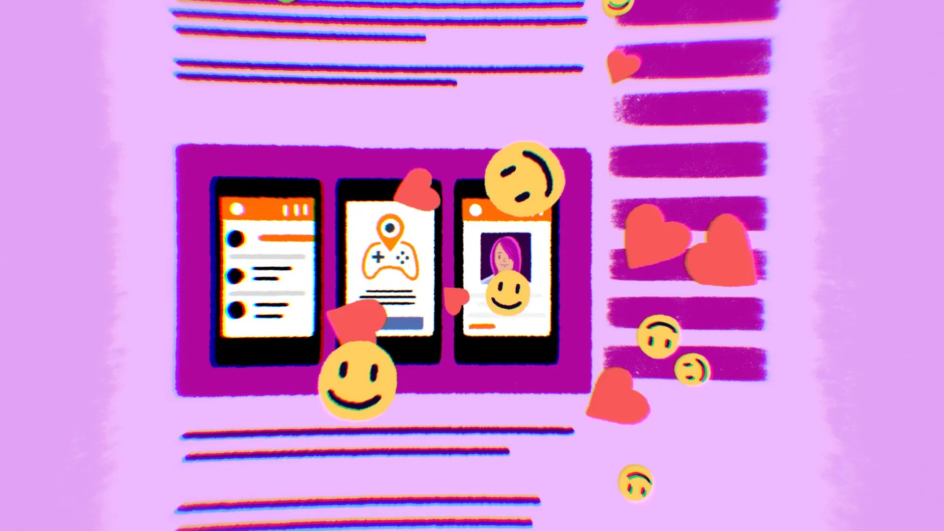Illustration & Animation for 'Report this Content' Video Series gallery 1