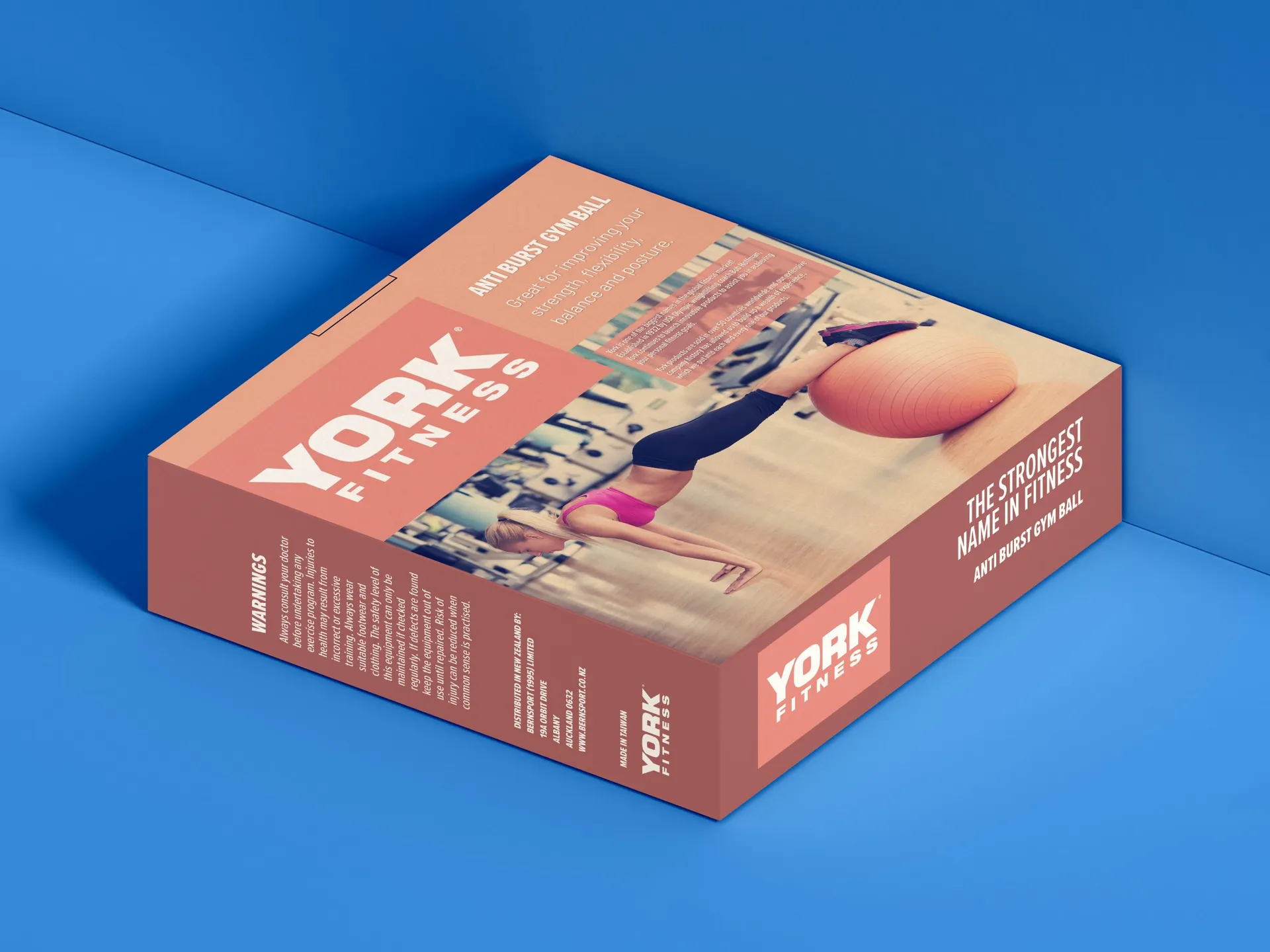 Inclusive Packaging Design for York Fitness Gym Ball