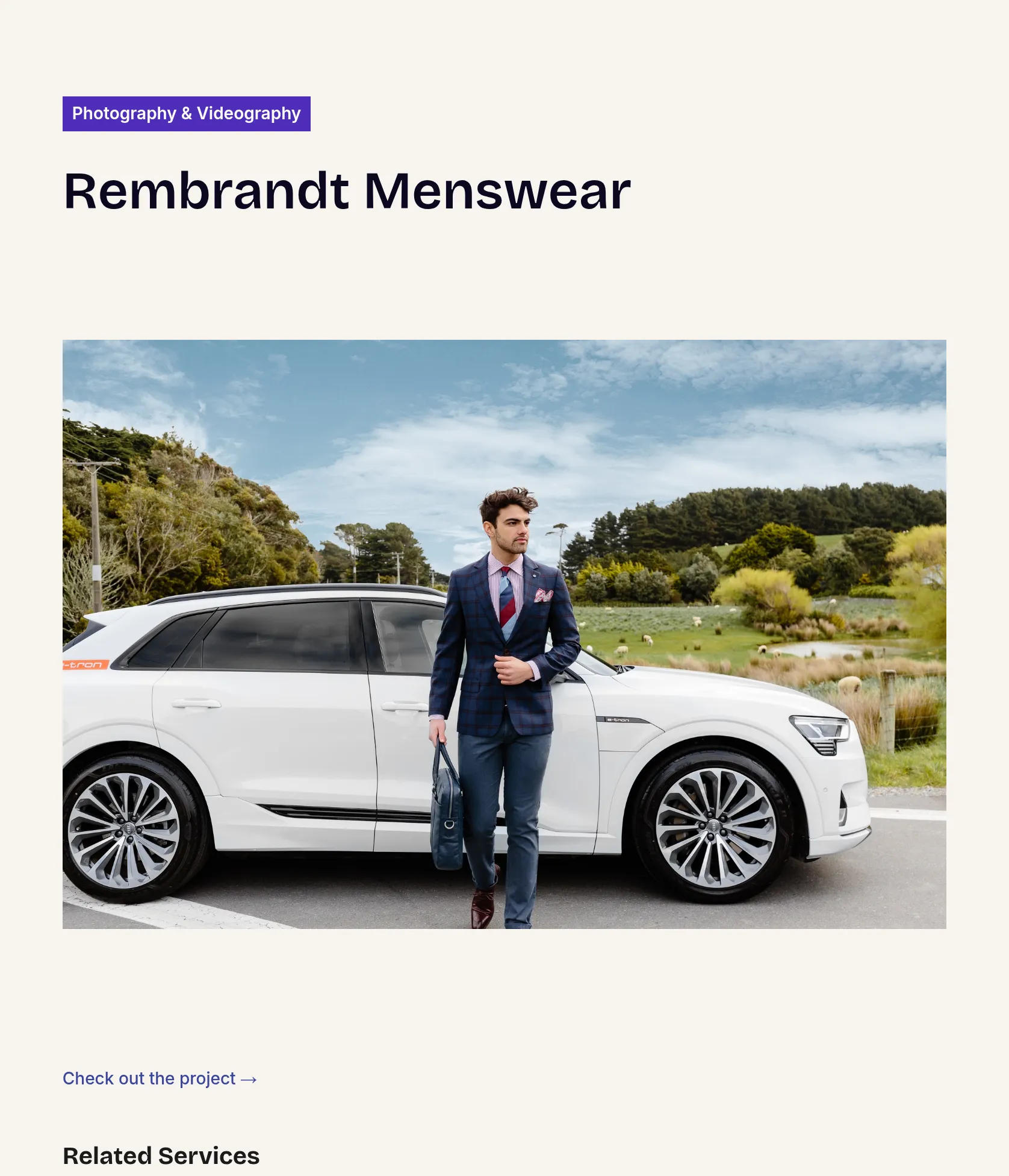 Creative Direction and Fashion Photography for Rembrandt