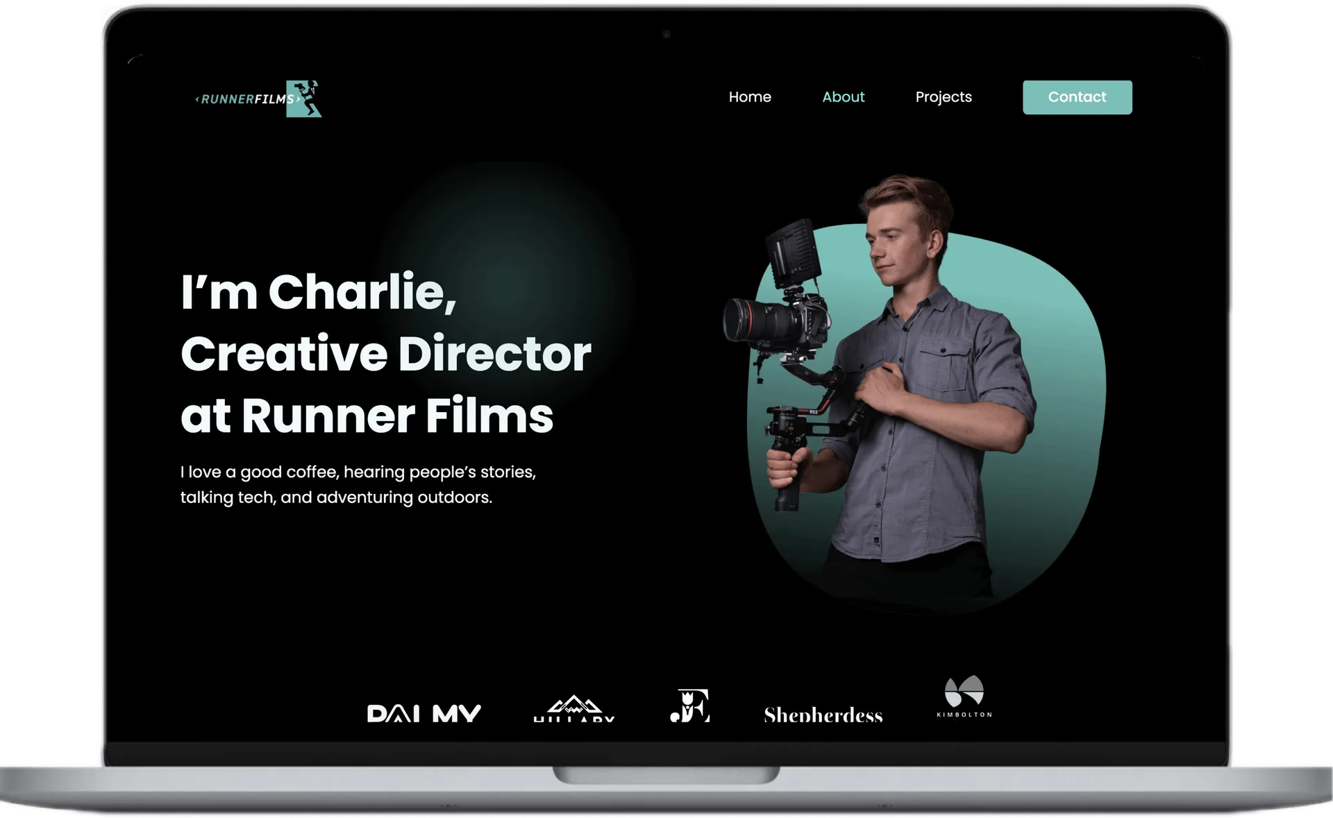 Modern Minimalist Webflow Website for Runner Films Studio project image