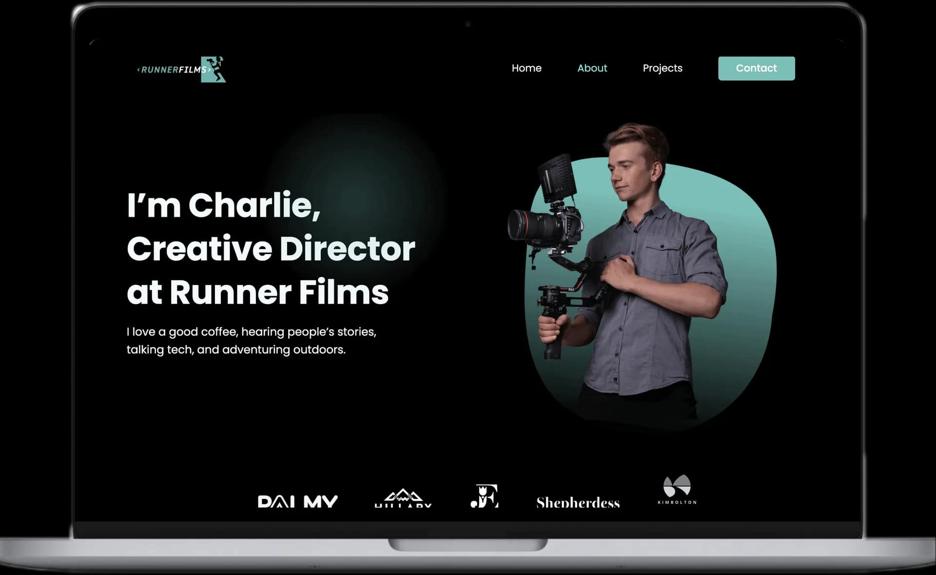 Modern Minimalist Webflow Website for Runner Films Studio gallery 2