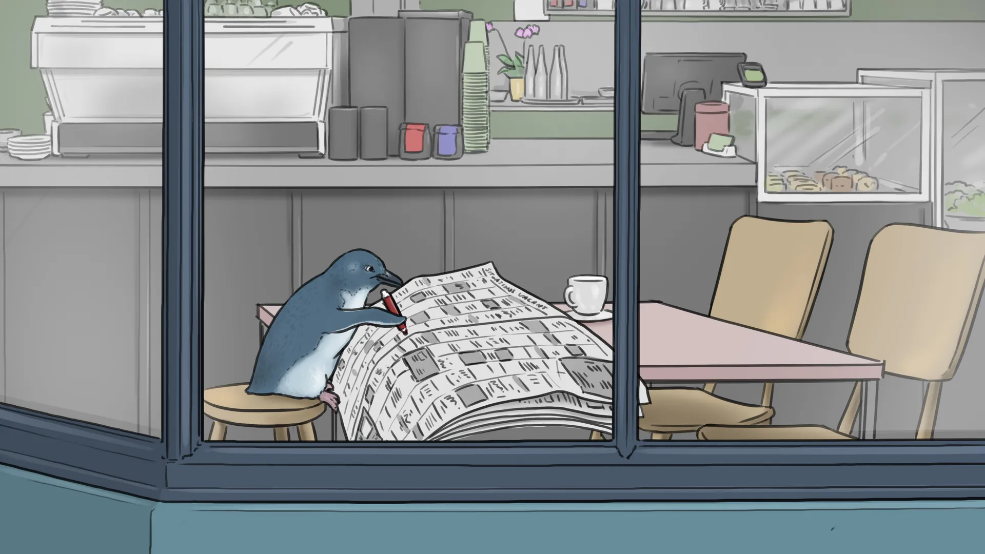 Commercial Storyboard Art for Saatchis Melbourne gallery 2