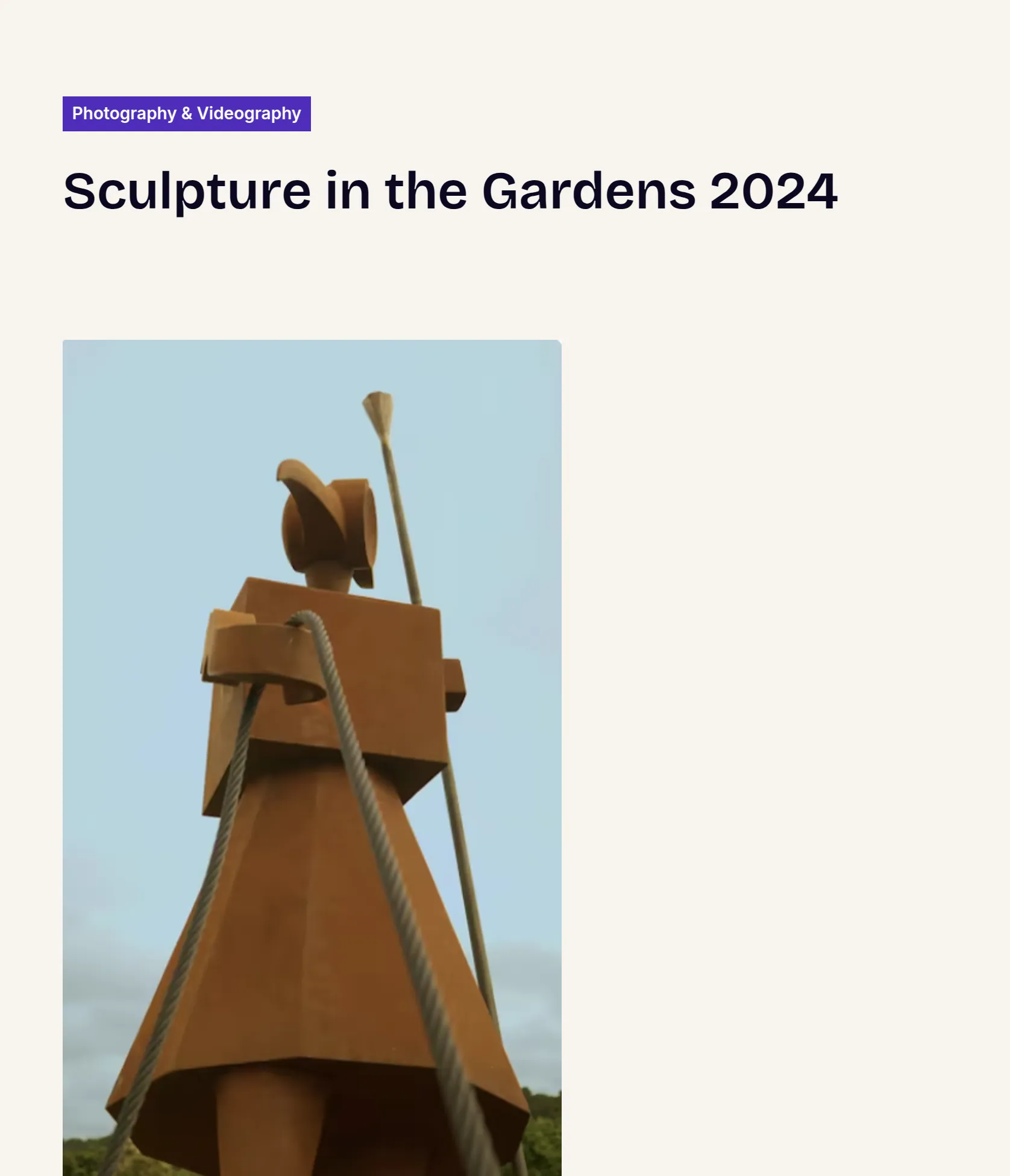 Sculpture in the Gardens 2024: Social & Artist Profile Videos