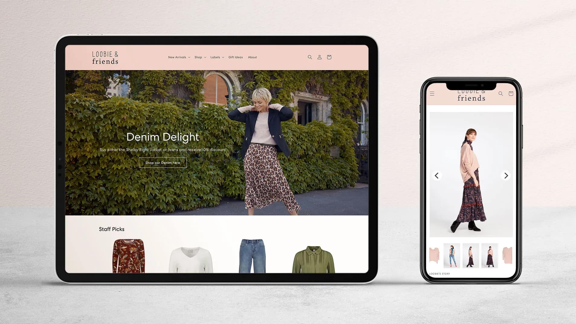 Shopify Ecommerce Website and POS Integration for Loobie & Friends