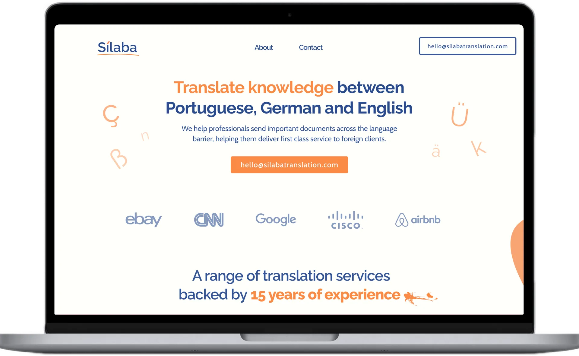Branding and Website Development for Silaba Translation Service gallery 1