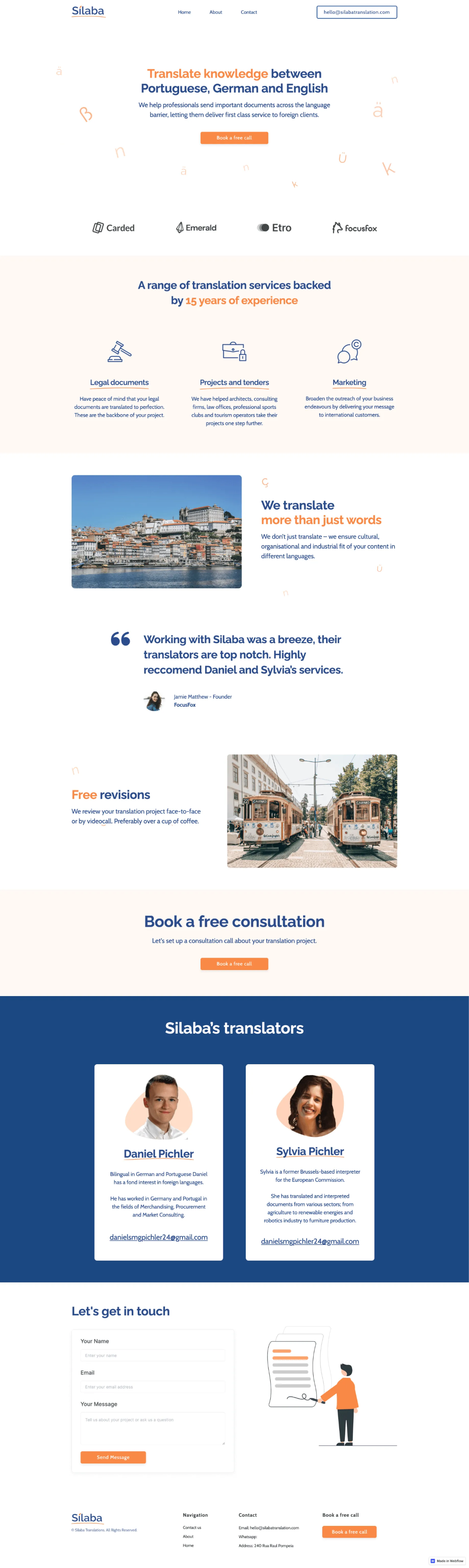 Branding and Website Development for Silaba Translation Service gallery 3