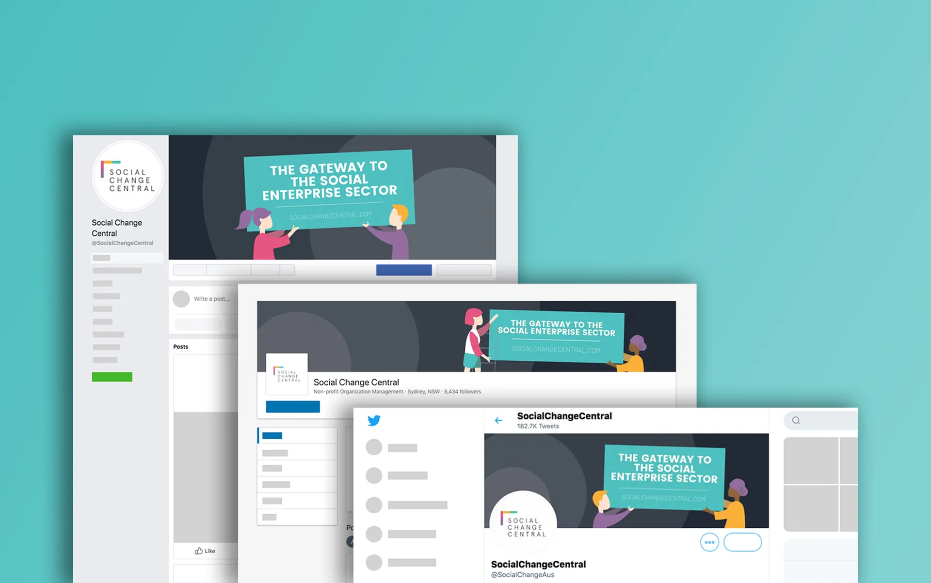 Branding Collateral and Digital Illustrations for Social Change Central gallery 6