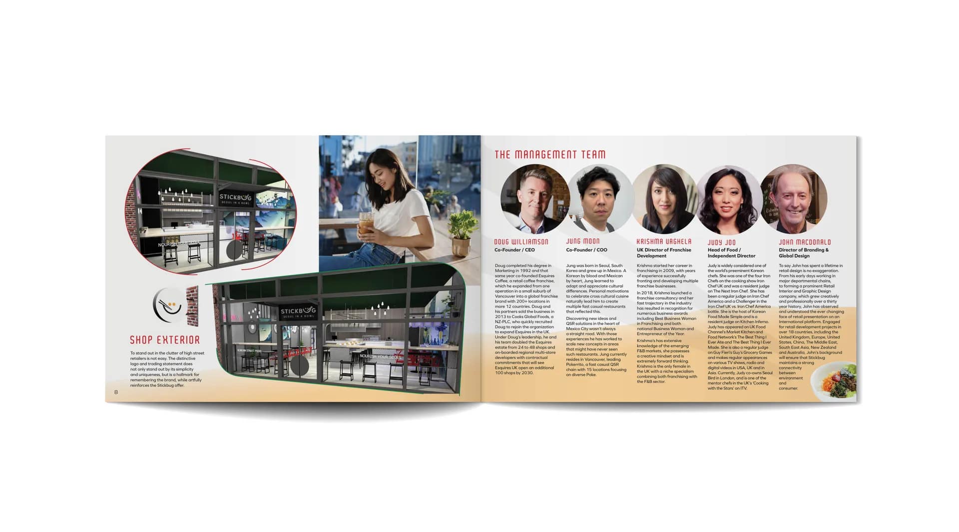 Franchise Partnership Brochure Design for Stickbug Asian Cuisine gallery 3