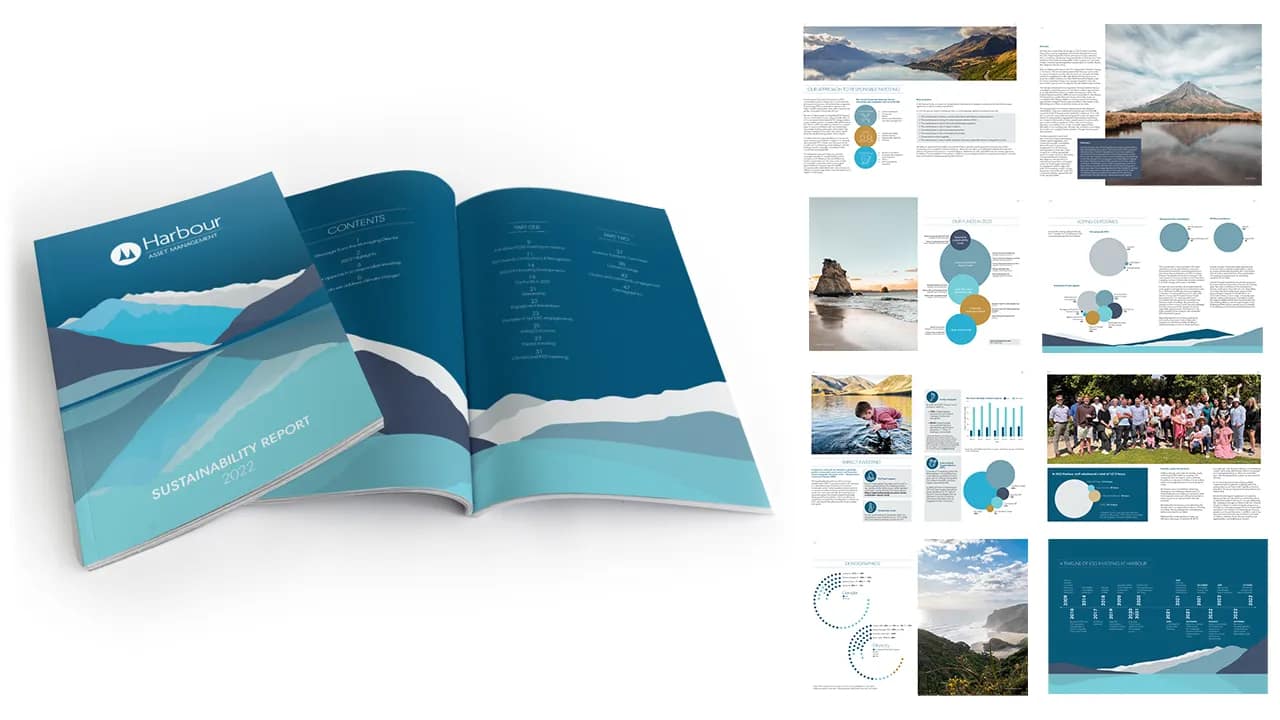 Sustainability Report Design for Investment Management Firm