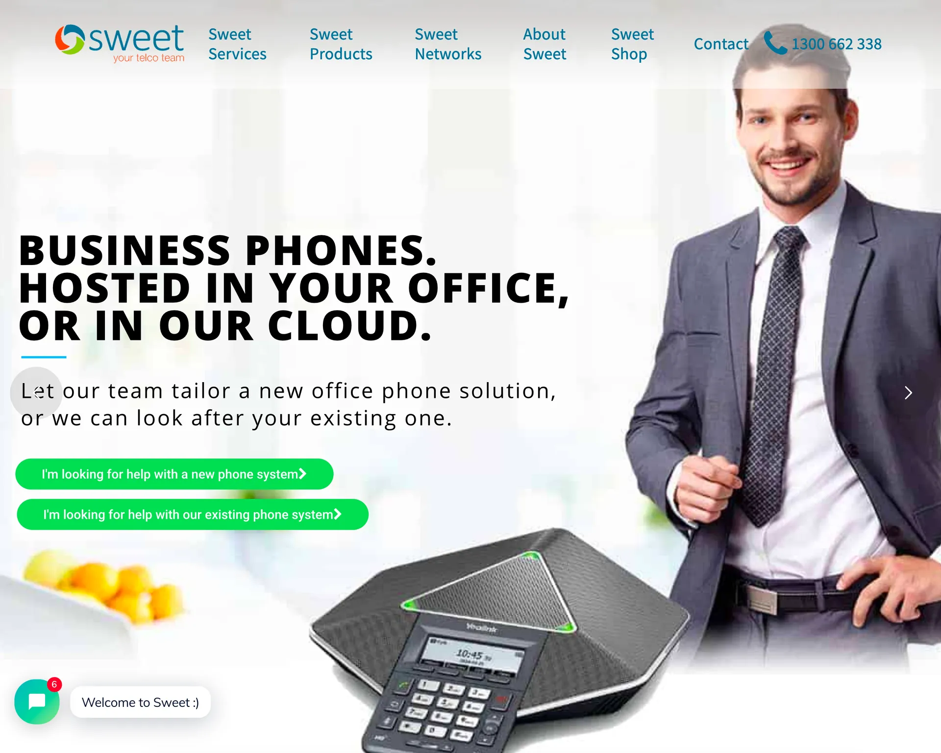 Business Broadband Platform for Sweet Telecom