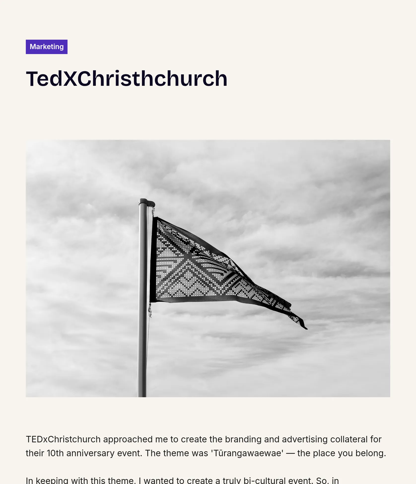 TEDxChristchurch 10th Anniversary Branding & Advertising Campaign
