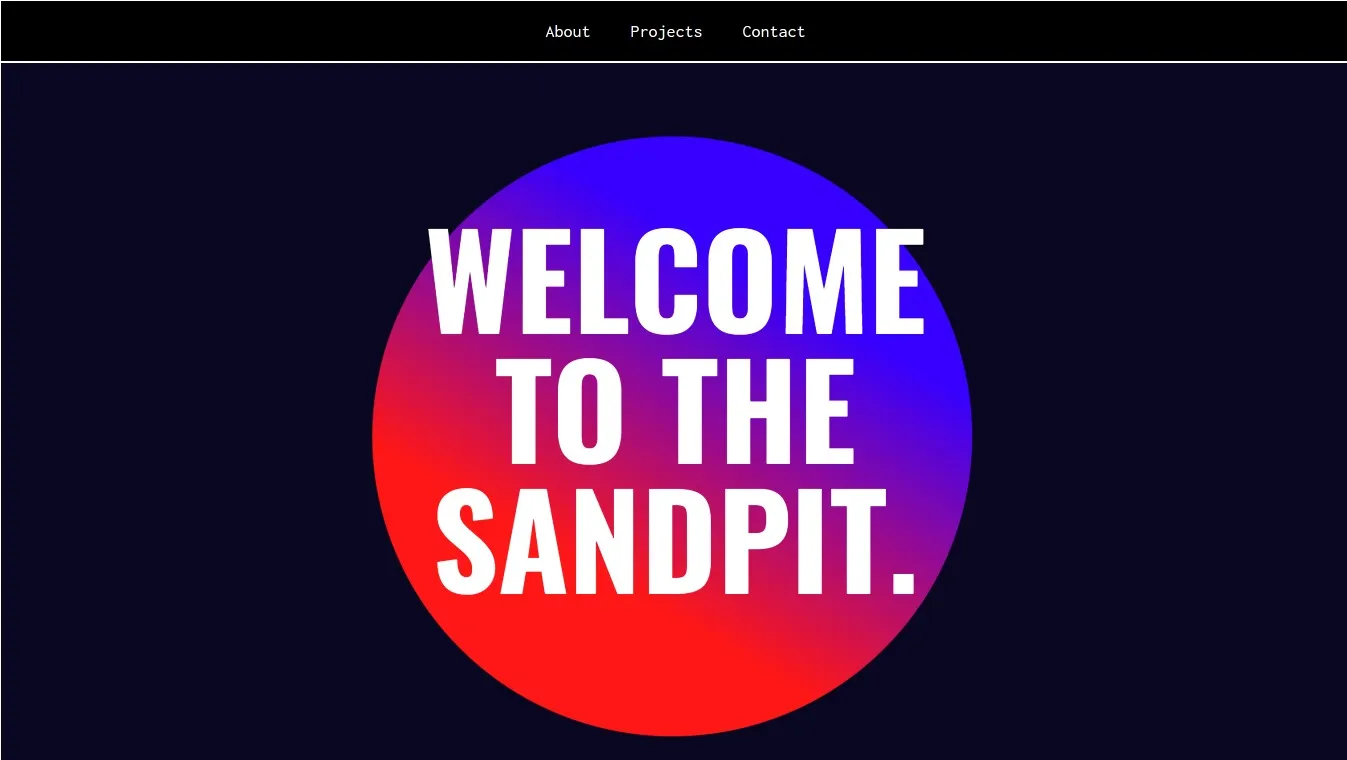The Sandpit: Interactive Webflow Site with Airtable Automation