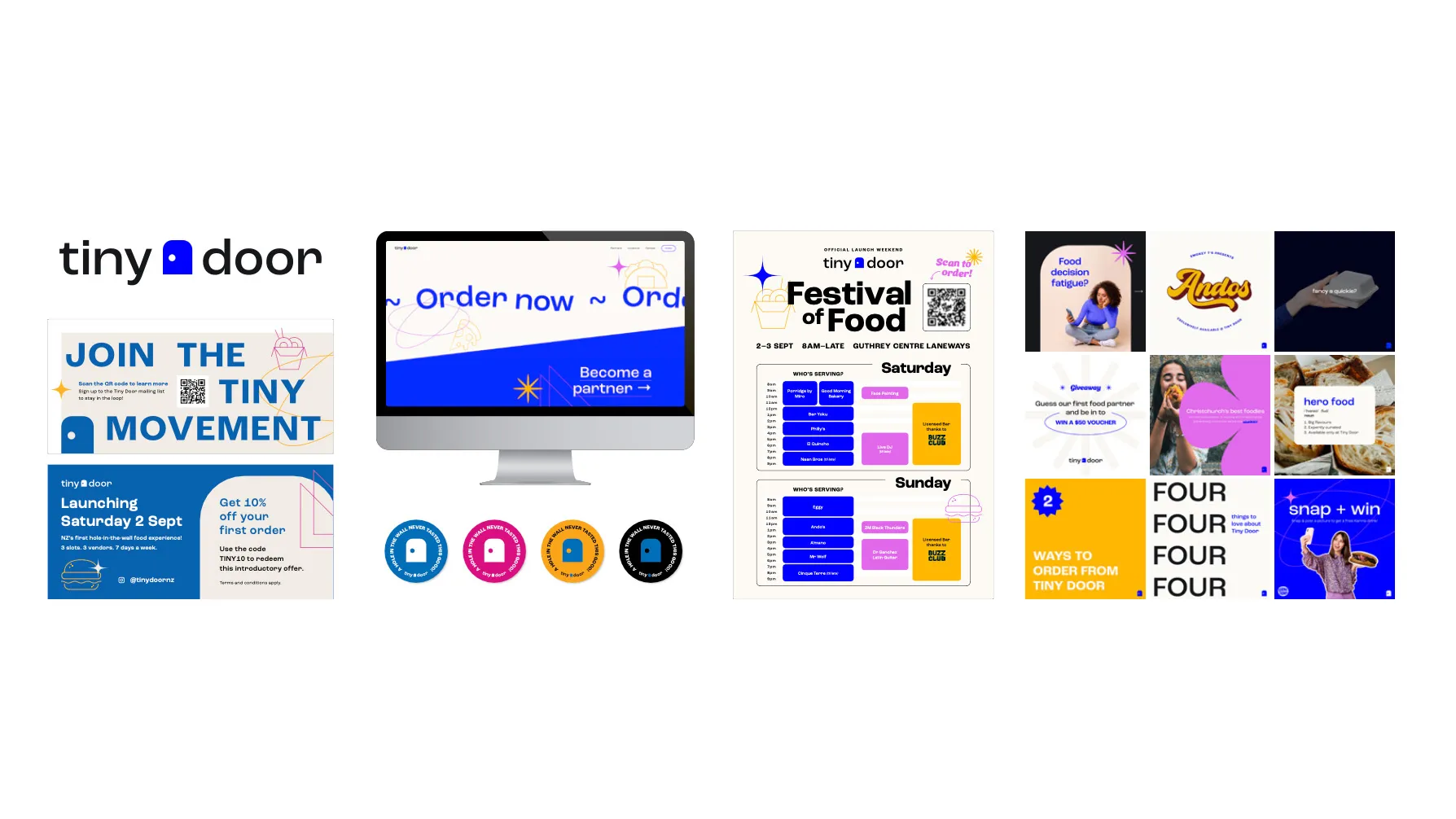 Visual Identity Design for Tiny Door's Launch gallery 1
