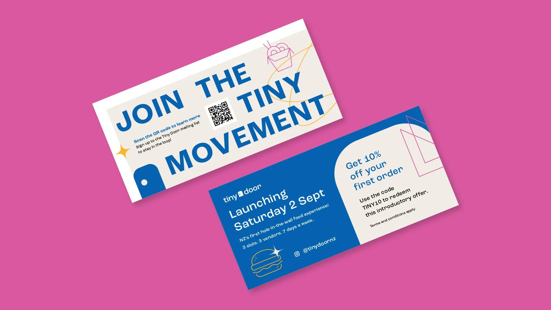 Visual Identity Design for Tiny Door's Launch
