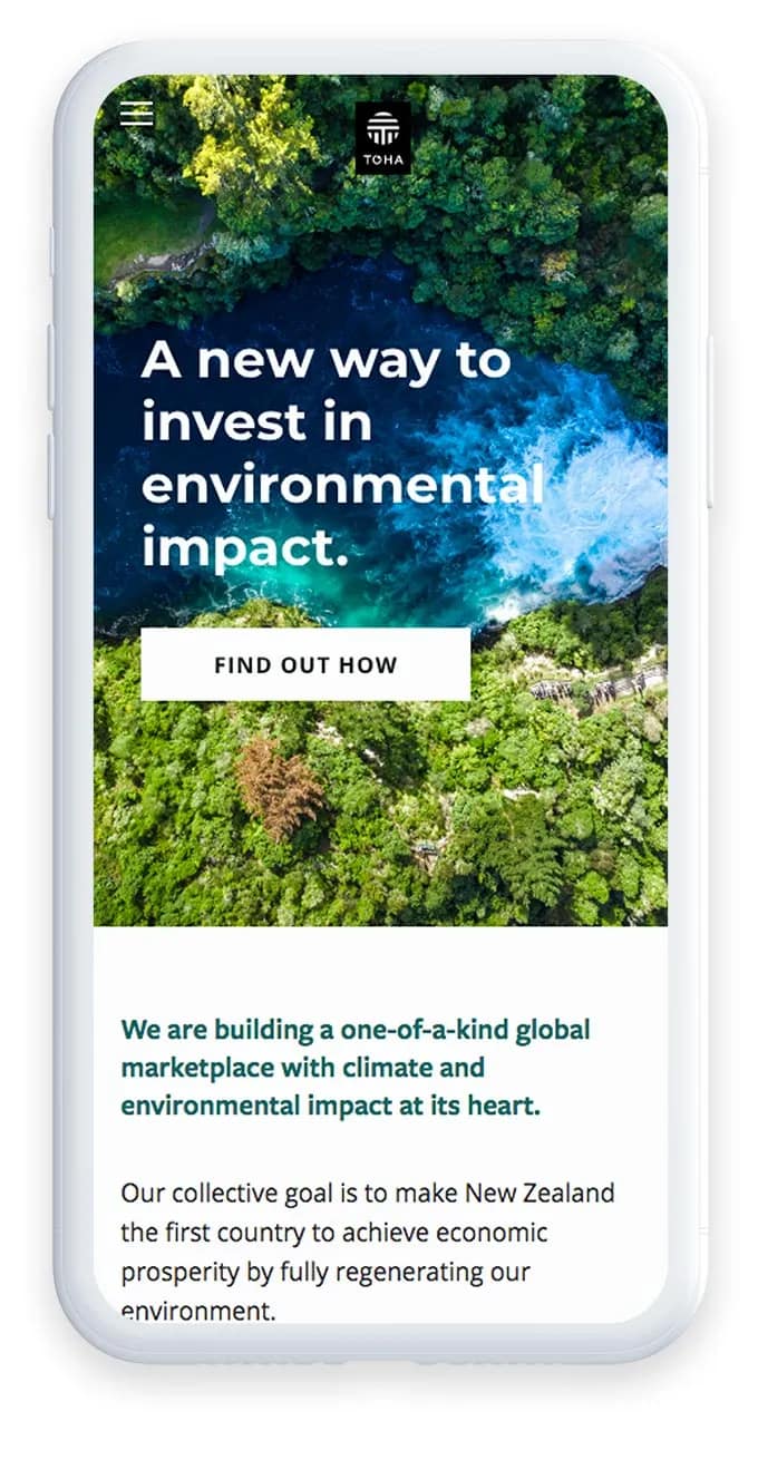 Brand Story Website for Toha on Squarespace gallery 3