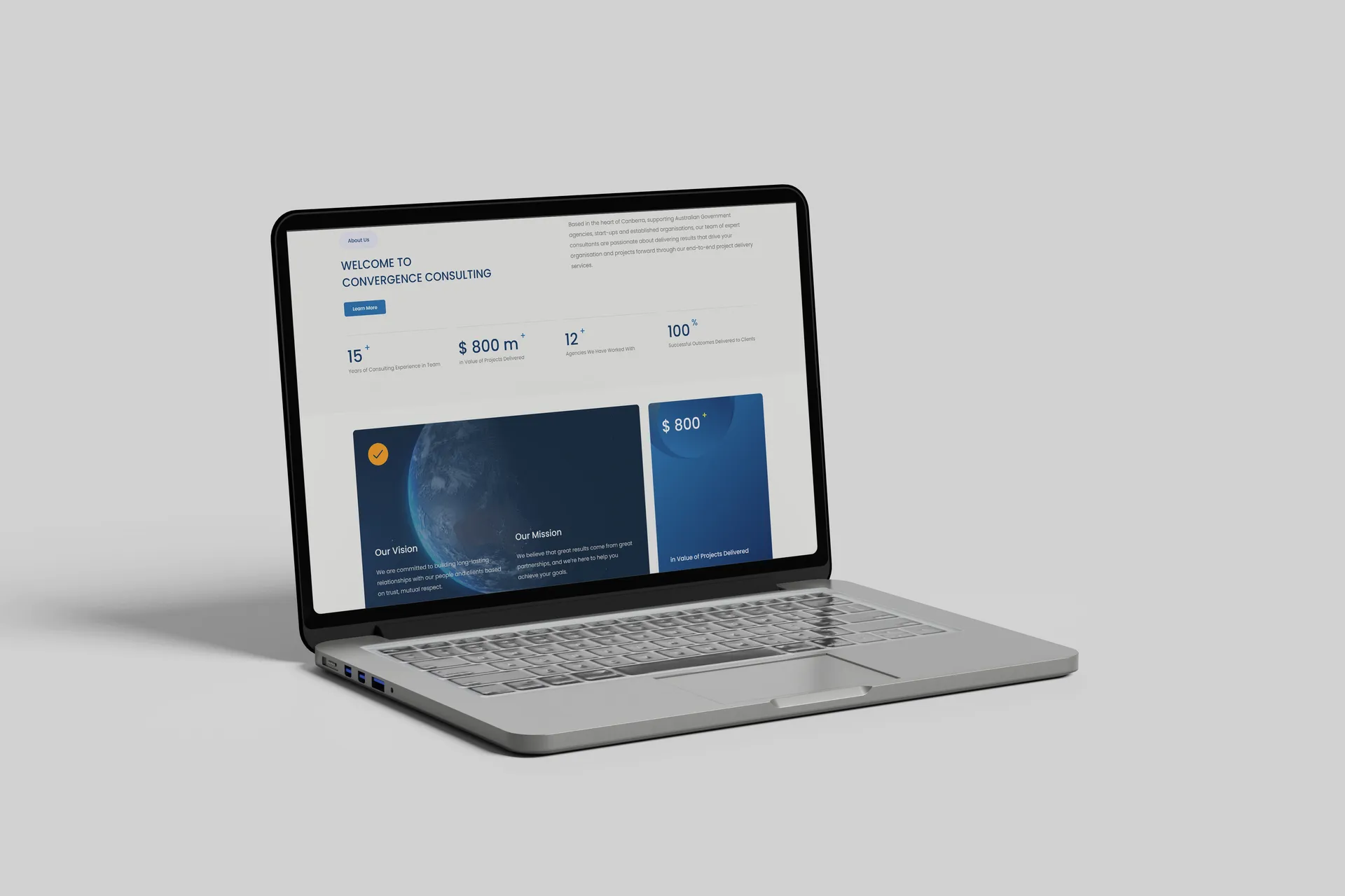 Branding and Website Design for Convergence Consulting gallery 2