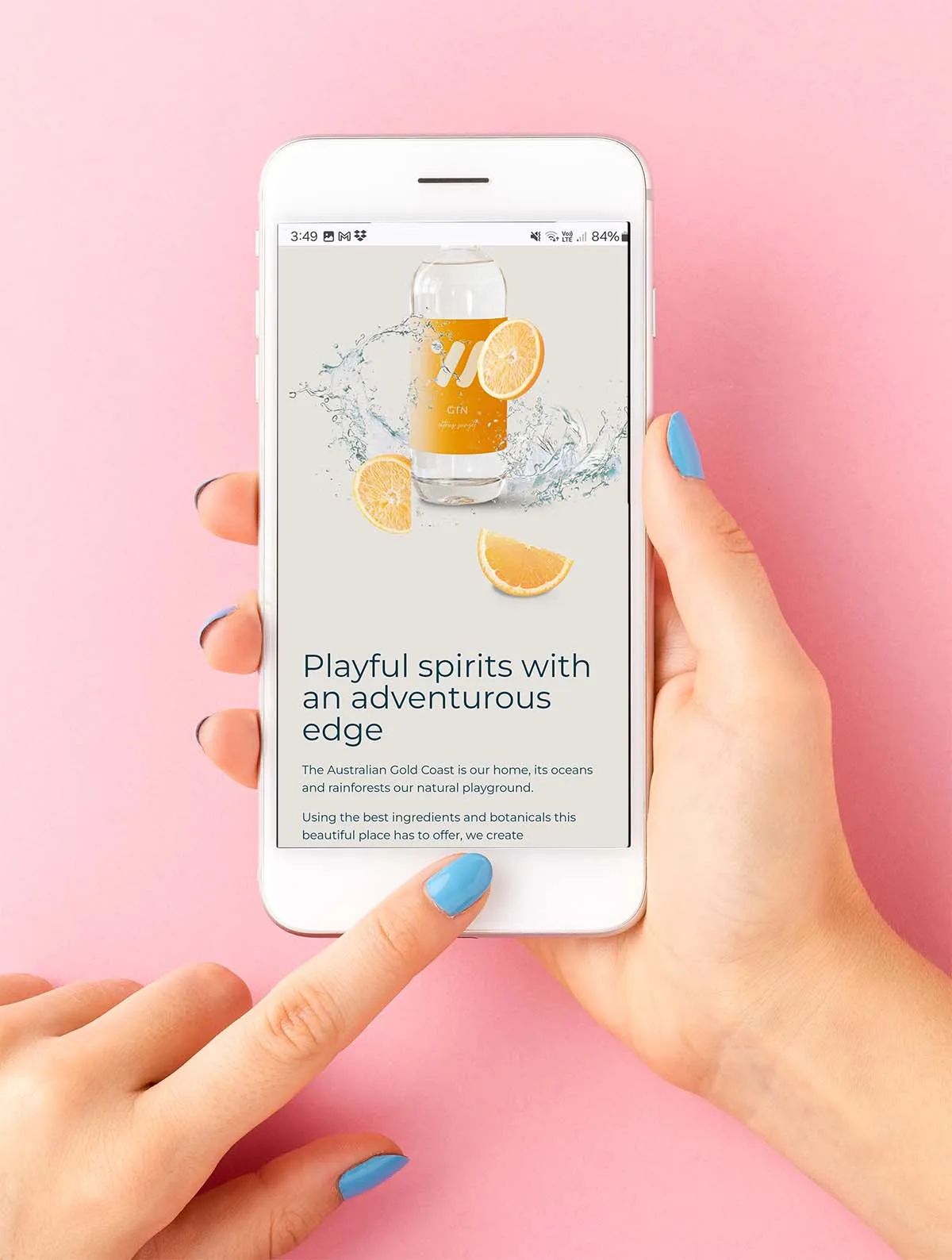 E-commerce Website for Two Tales Gin Boutique Beverages gallery 2