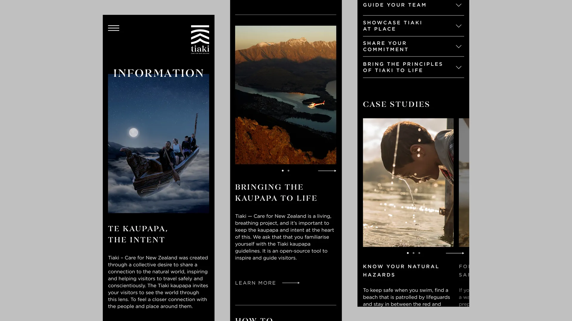 Bilingual Website Design for Tiaki Promise Initiative gallery 4