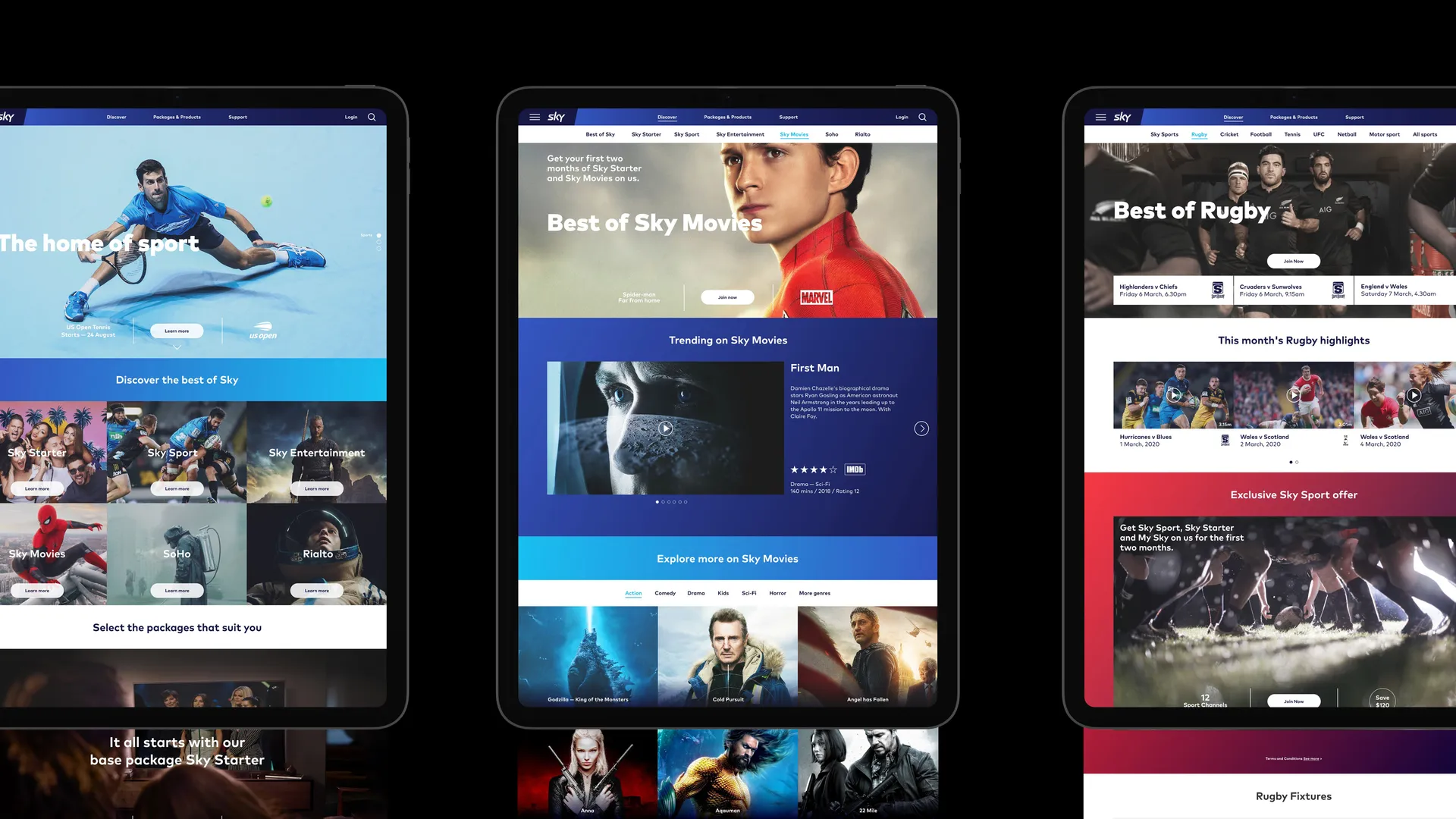 Transforming Sky’s Website into a Seamless User Experience