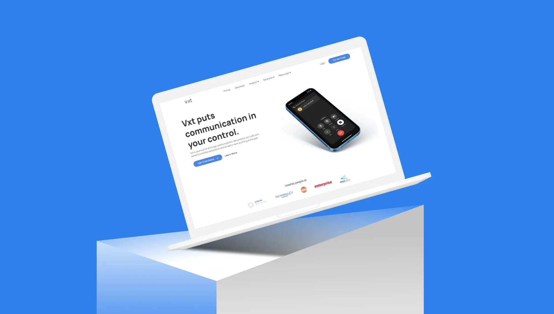 Vxt Website Redesign and Webflow Migration