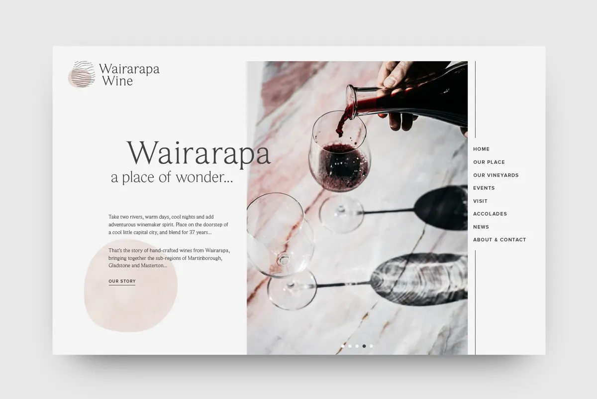 Brand Identity Design for Wairarapa Wine Region