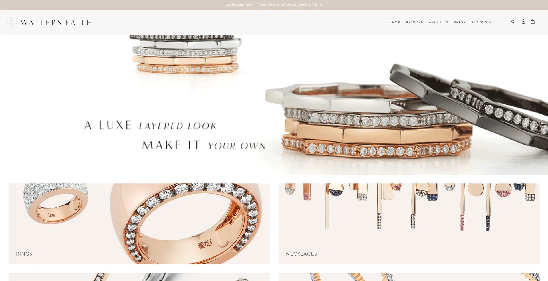Shopify Website Facelift & Custom Recommendation System for Walters Faith