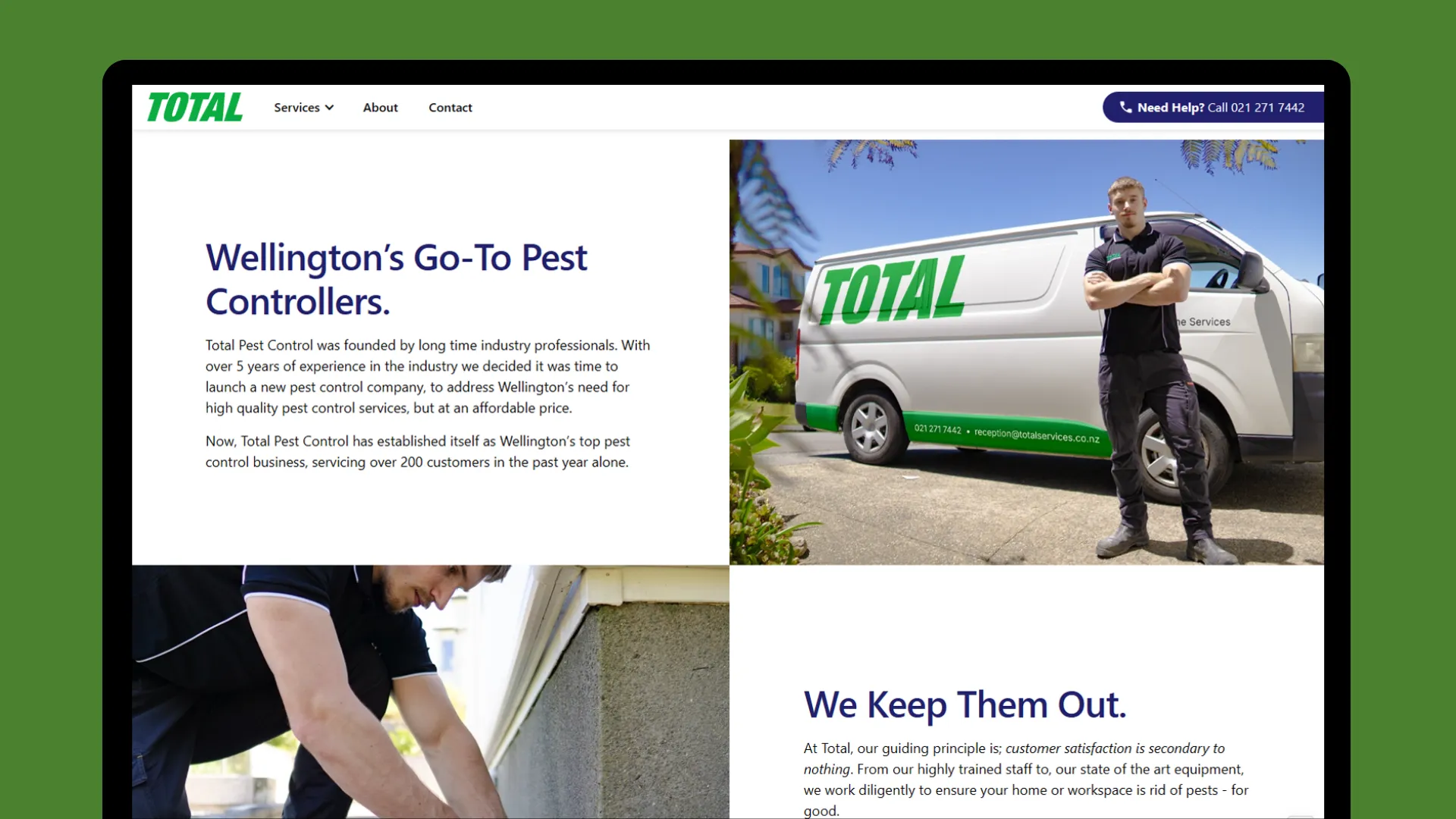 Brand Identity and Marketing for Total Services Wellington