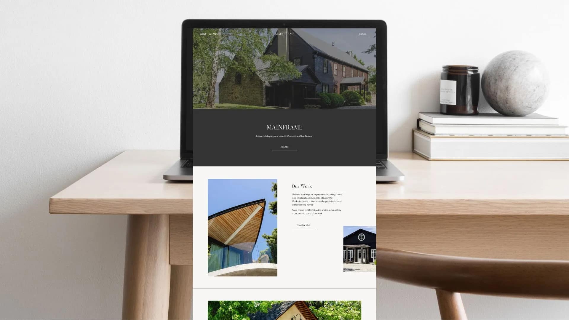 Squarespace Website for a High-End Artisan Building Company