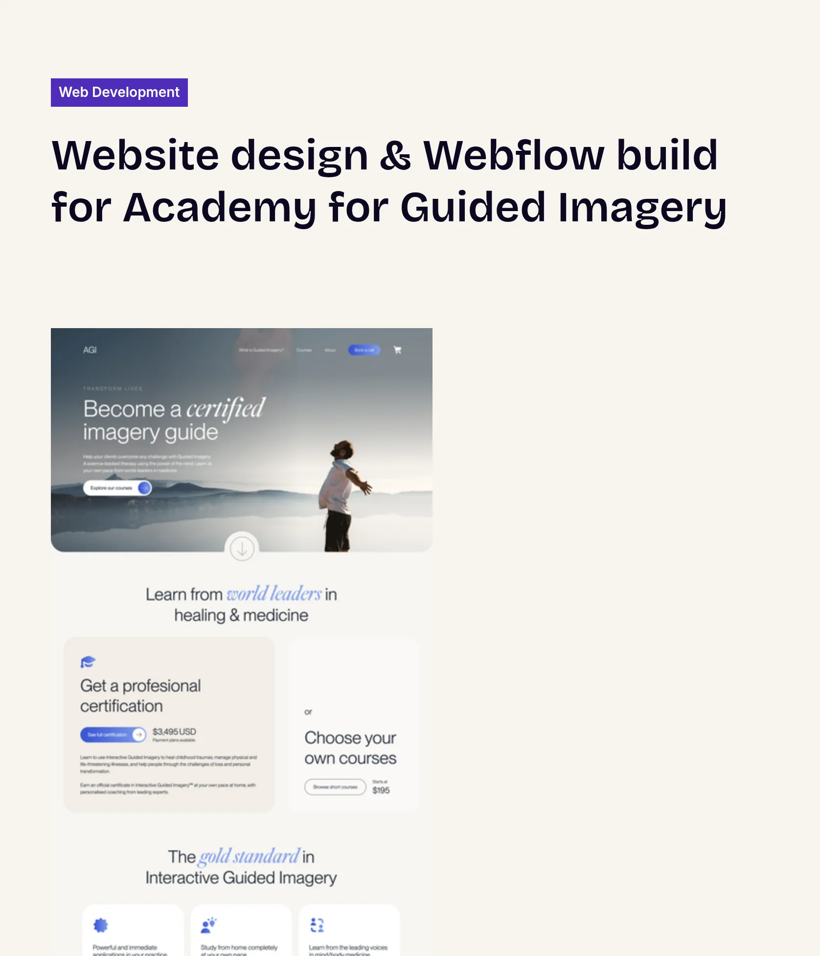Human-Centered Website Design & Webflow Development