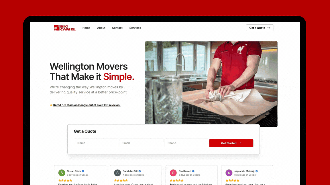 Branding and Digital Marketing for a National Moving & Storage Company