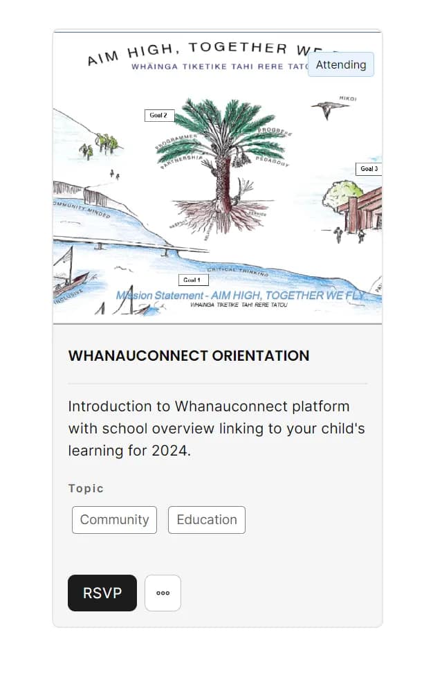 WhanauConnect: Event Management Platform for Robertson Road School gallery 4