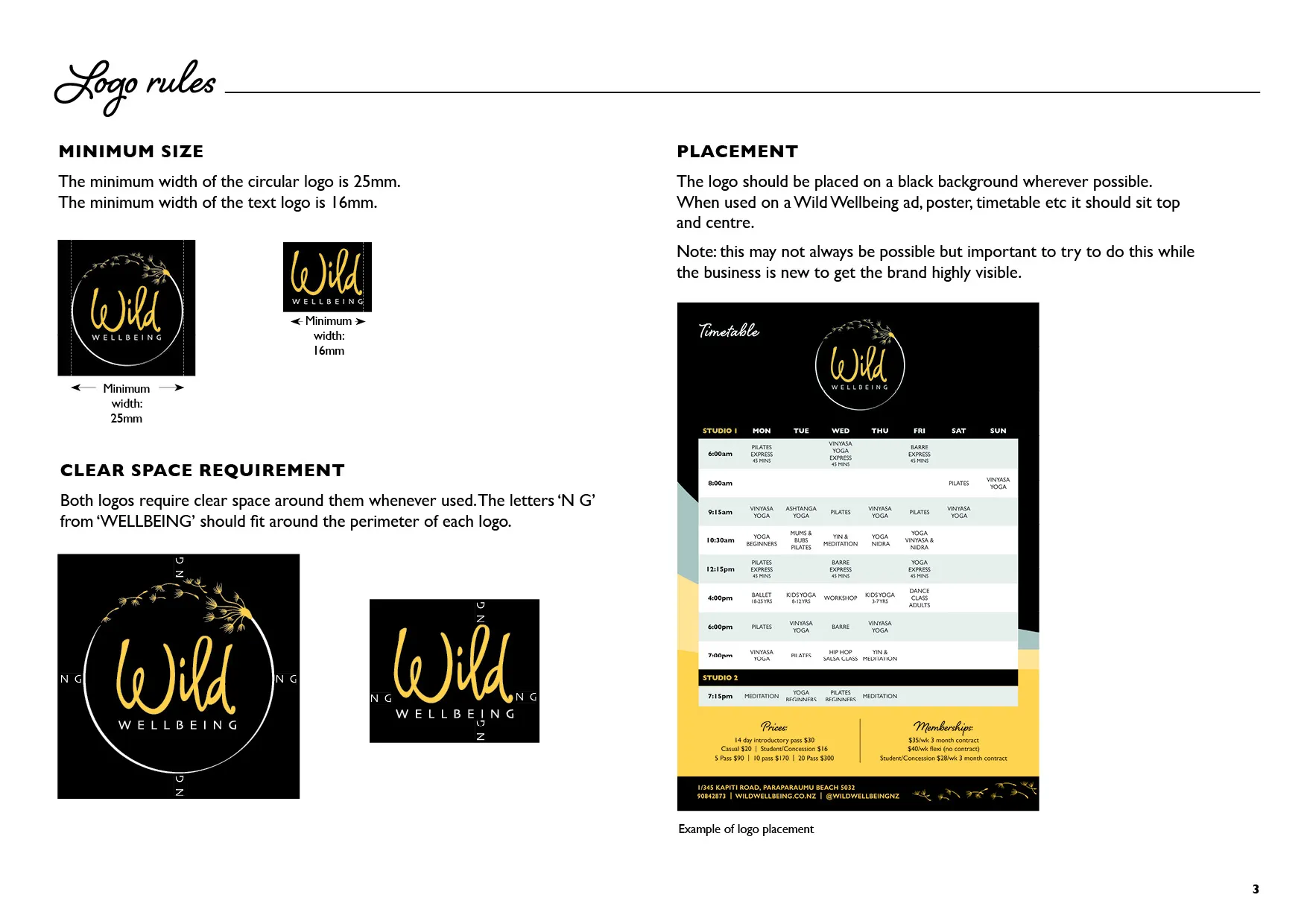 Brand Identity and Marketing Collateral for Wild Wellbeing gallery 4