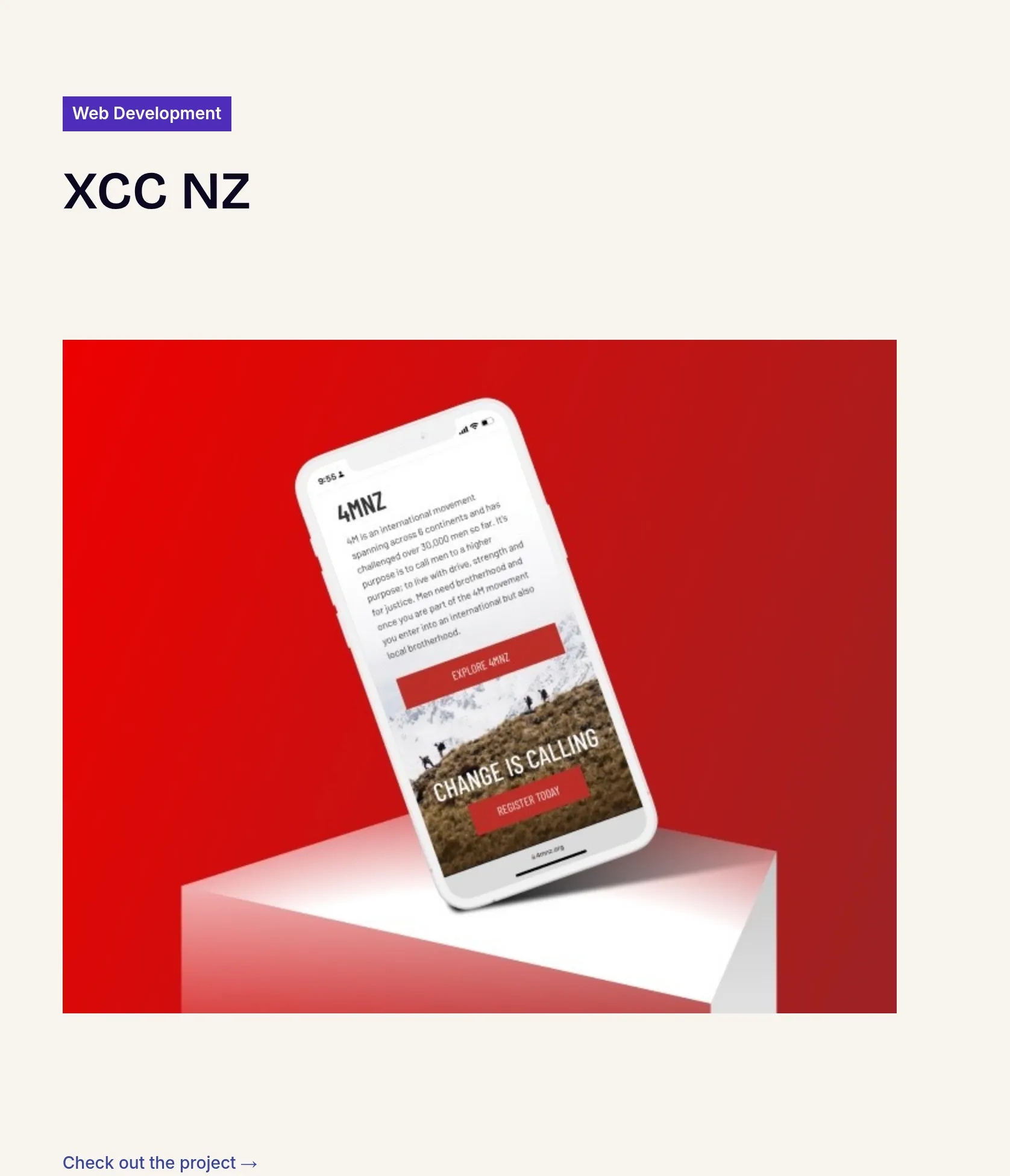 Website Design & Development for Xtreme Character Challenge
