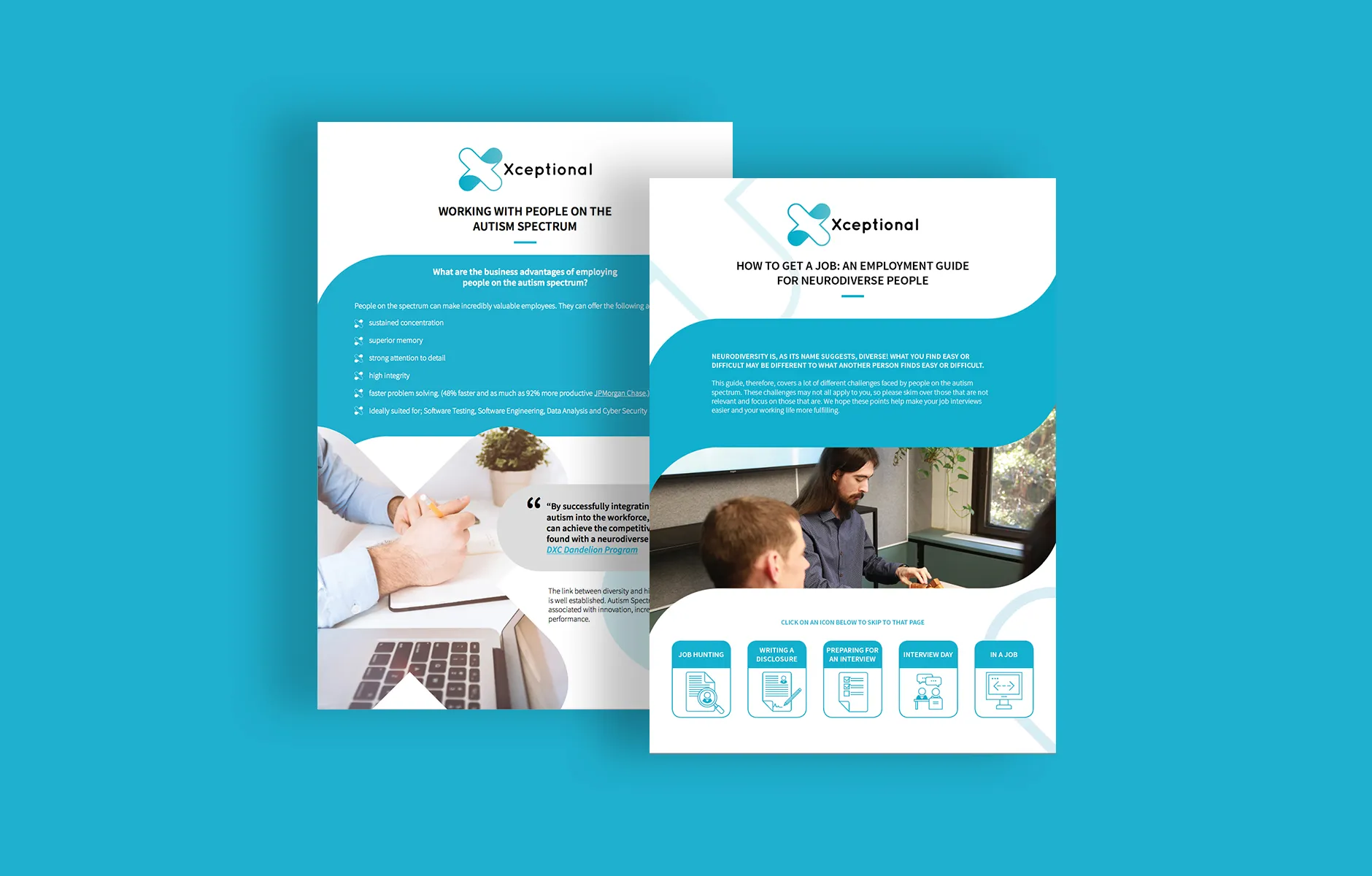 Digital eBook Design for Xceptional’s Neurodiversity Resources gallery 1