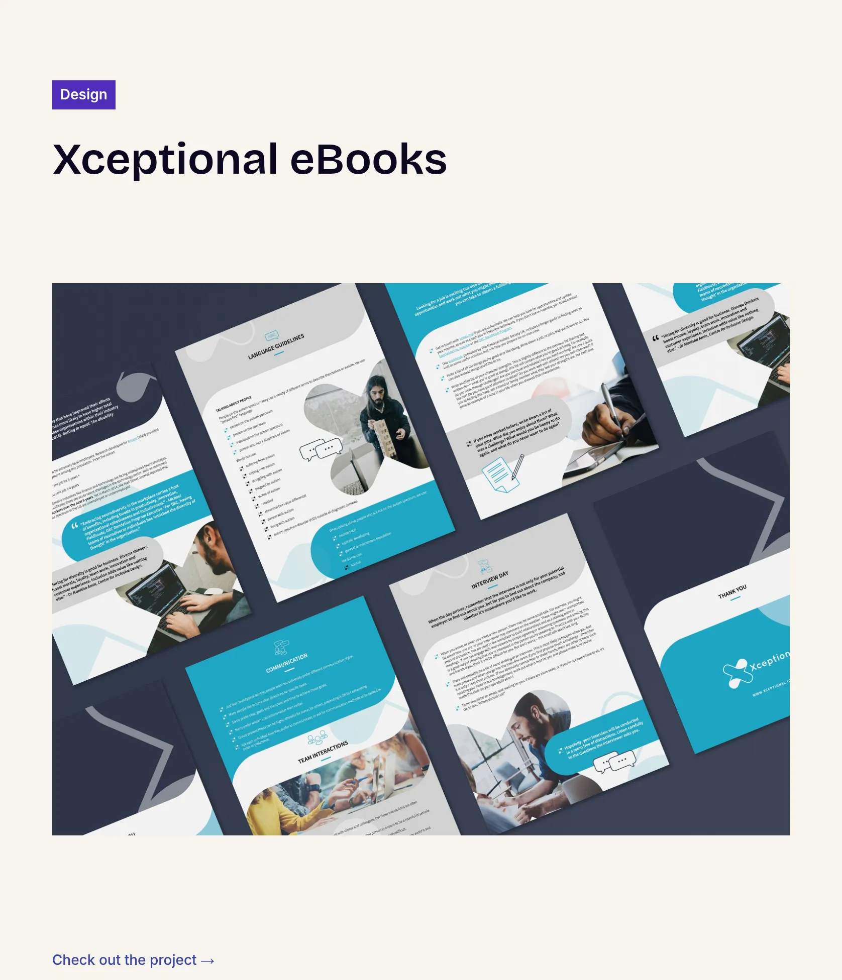 Digital eBook Design for Xceptional’s Neurodiversity Resources