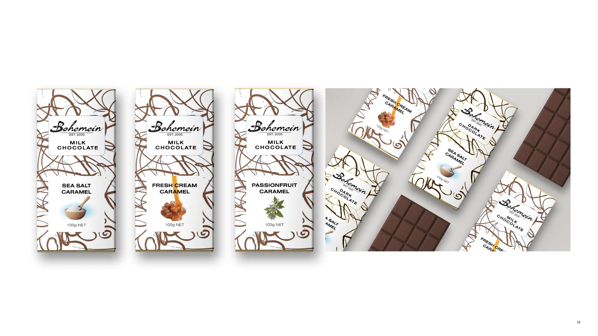 Chocolate bar packaging design