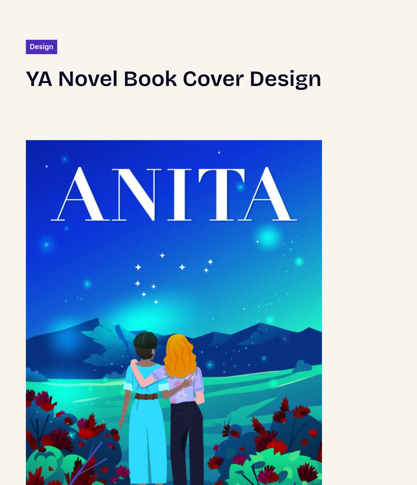 Illustrated Book Cover for Young Adult Novel 'Matariki Skies'